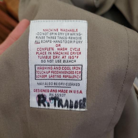 Westchester Classics Mens Trench Coat Removable Faux Fur Liner Size 42 reg - Picture 3 of 6